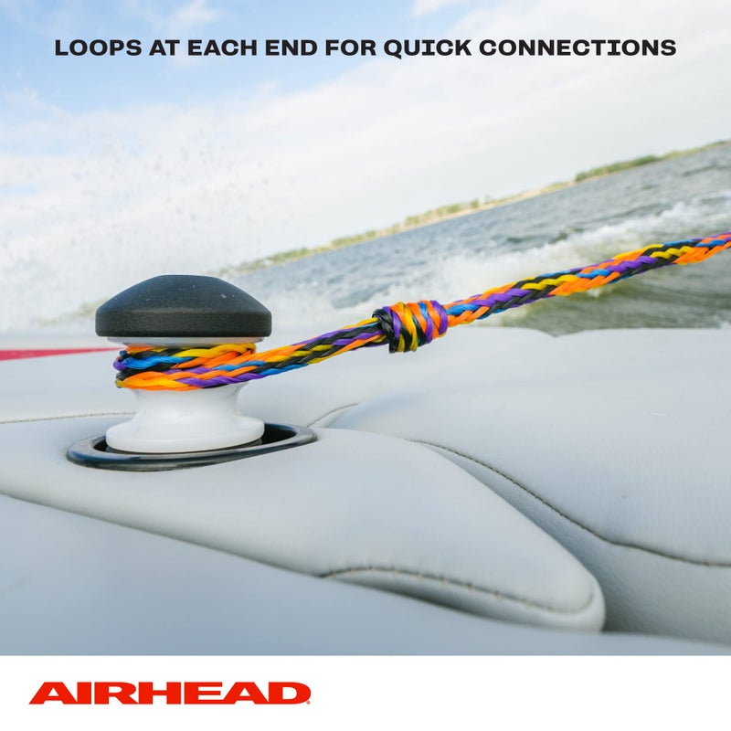 Airhead Tow Rope for 1-2 Rider Towable Tubes, 1 Section, 60-Feet, 2,375 Break Strength - Image 3